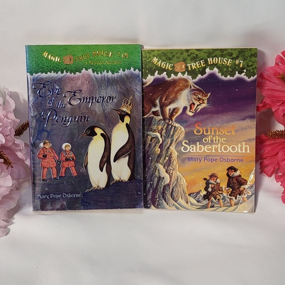 Mary Pope Osborne Magic Tree House Paperback 2pc Book Bundle: Series #7 & #40 🐈